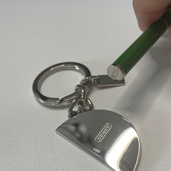 Coach Green Pen and Watermelon Keychain - Picture 3 of 4